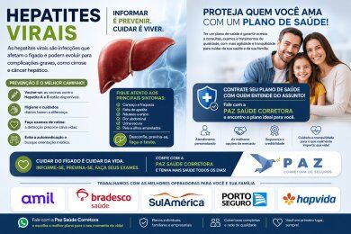 Hepatites virais: contrate seu plano com a Paz Corretora de Seguros Hepatites virais: contrate seu plano com a Paz Corretora de Seguros